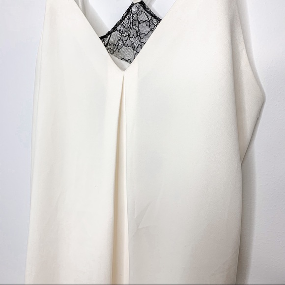 Alice & Olivia White Ivory Lace Silk Slip Sundress - Picture 2 of 9